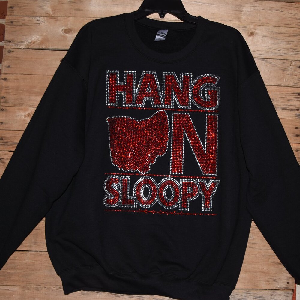 Ohio  rhinestone bling sweatshirt  S M L XL 2X 3X 4X 5X